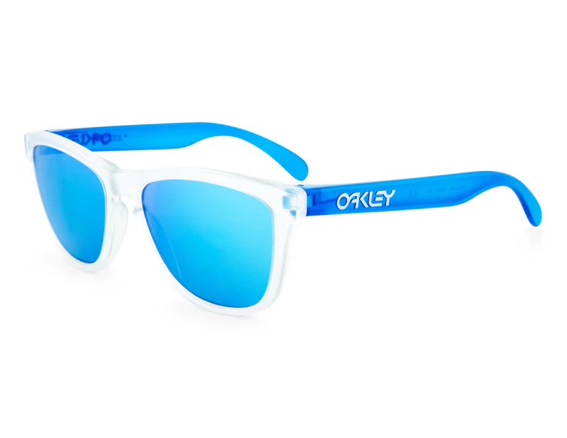 Oakley Men's Frogskins Sunglasses - Clear/Blue/Sapphire 