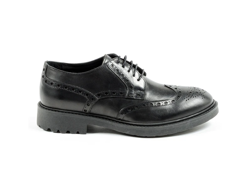 Andrew Charles Mens Classic Shoe Black EDDIE