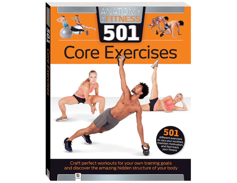 Hinkler Anatomy of Fitness: 501 Core Exercises Book