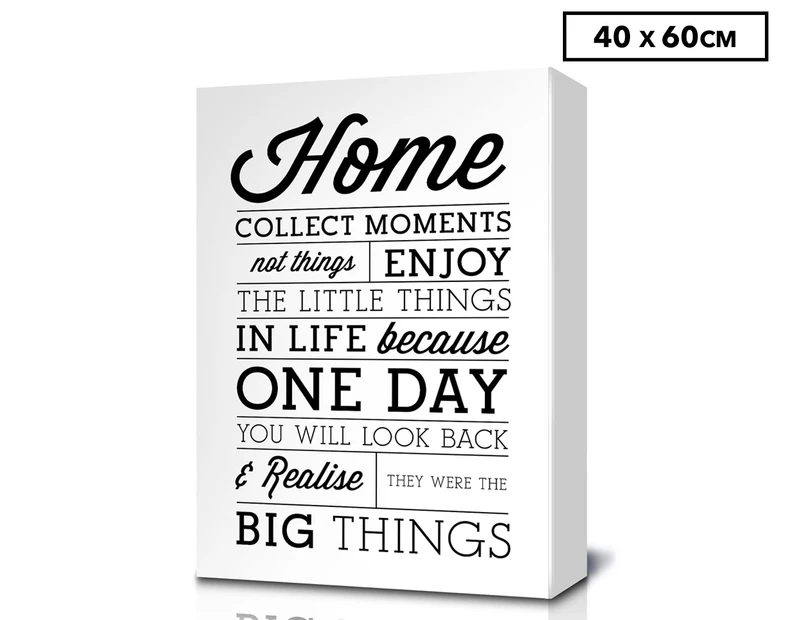 Personalised 40x60cm Inspirational Canvas Print
