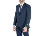 Canali Mens Suit Long Sleeves Blue