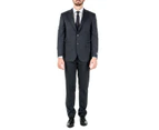 Canali Mens Suit Long Sleeves Dark Grey