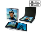 Personalised 30 x 30cm Padded Cover Photo Book w/ Case - 20 Pages