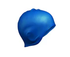 WJS Silicone Swimming Cap with Ear Pockets