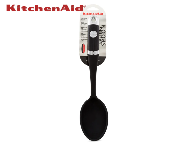 KitchenAid Silicone Basting Spoon - Black