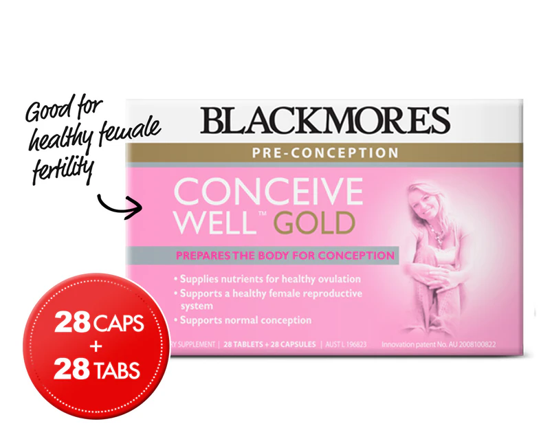 Blackmores Conceive Well Gold 28 Caps + 28 Tabs