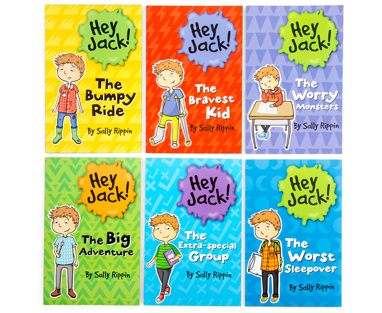 Hey Jack! Backpack w/ 6 Books | Catch.com.au