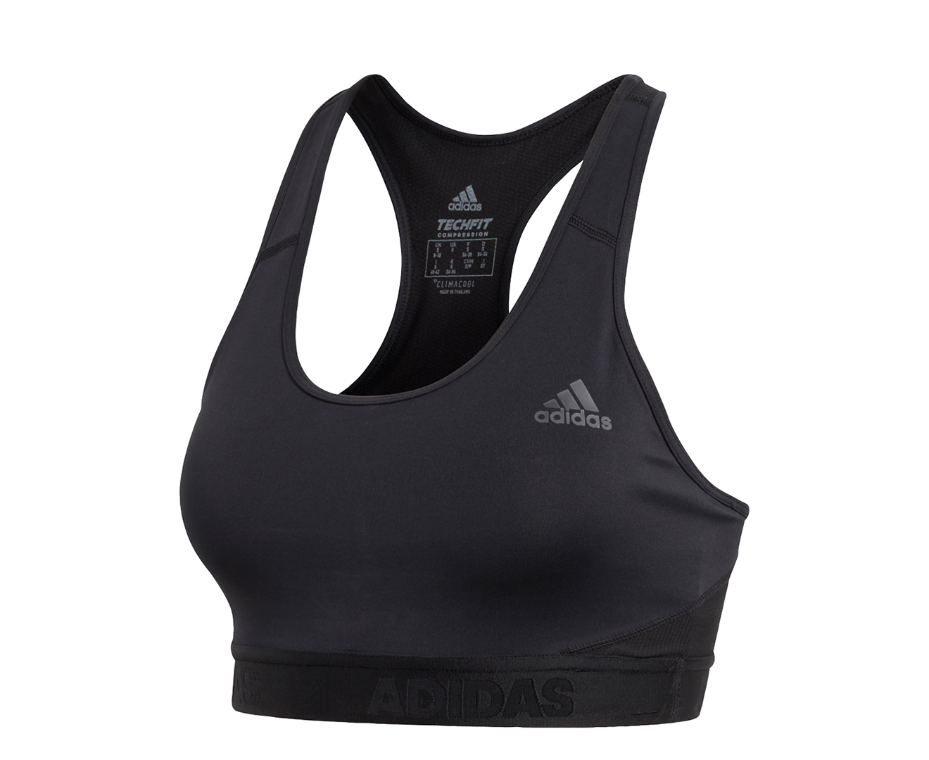 Adidas Women's Don't Rest Alphaskin Sports Bra - Black | Catch.co.nz