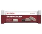 12 x Musashi Shred & Burn Protein Bars Cookies & Cream 60g 2