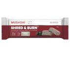 12 x Musashi Shred & Burn Protein Bars Cookies & Cream 60g