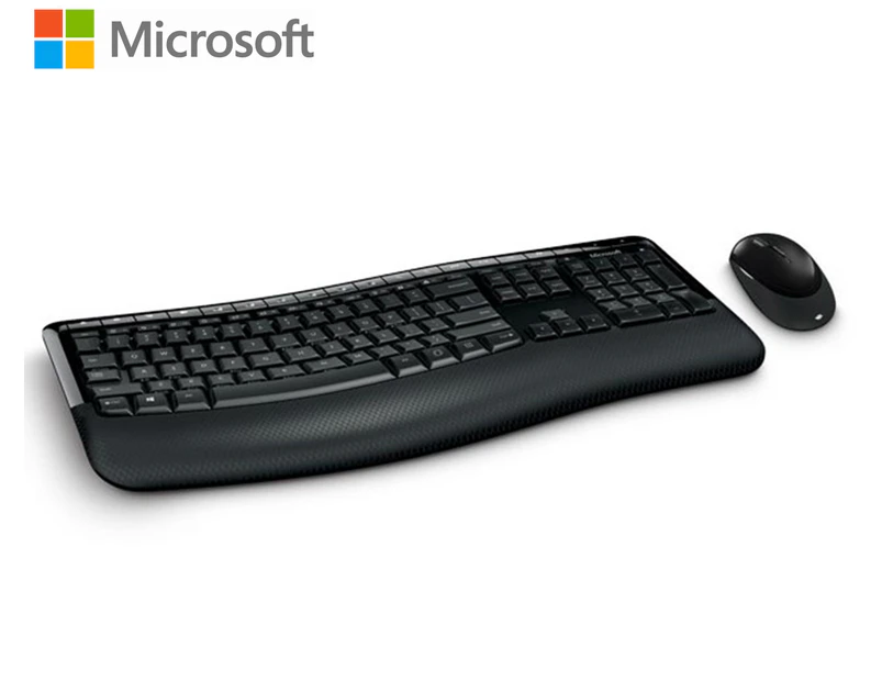 Microsoft Wireless Comfort Desktop 5050 Keyboard & Mouse - Black