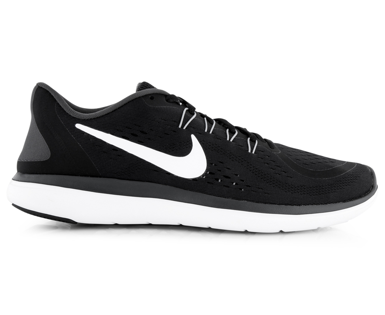 Nike Men's Flex 2017 RN Shoe - Black/White | Catch.co.nz