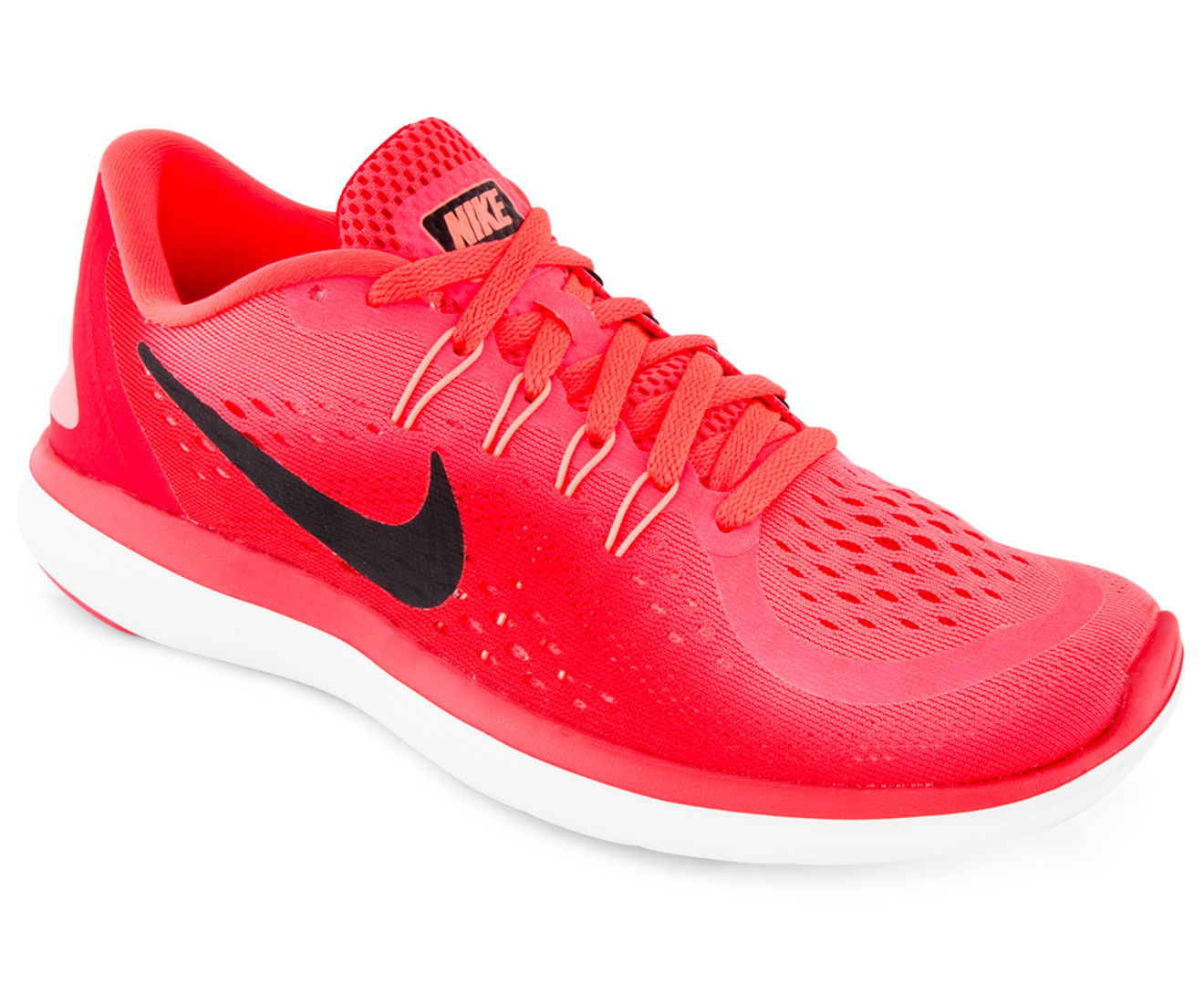 Nike Women's Flex 2017 RN Shoe - Pink/Black/White | GroceryRun.com.au