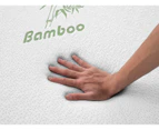 Single 5cm Gel-infused Memory Foam Bamboo Mattress Topper