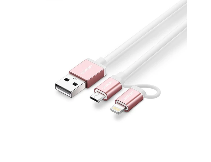 UGREEN Micro-USB to USB Cable with Lightning Adapter 1.5M 30471