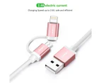 UGREEN Micro-USB to USB Cable with Lightning Adapter 1M 30470