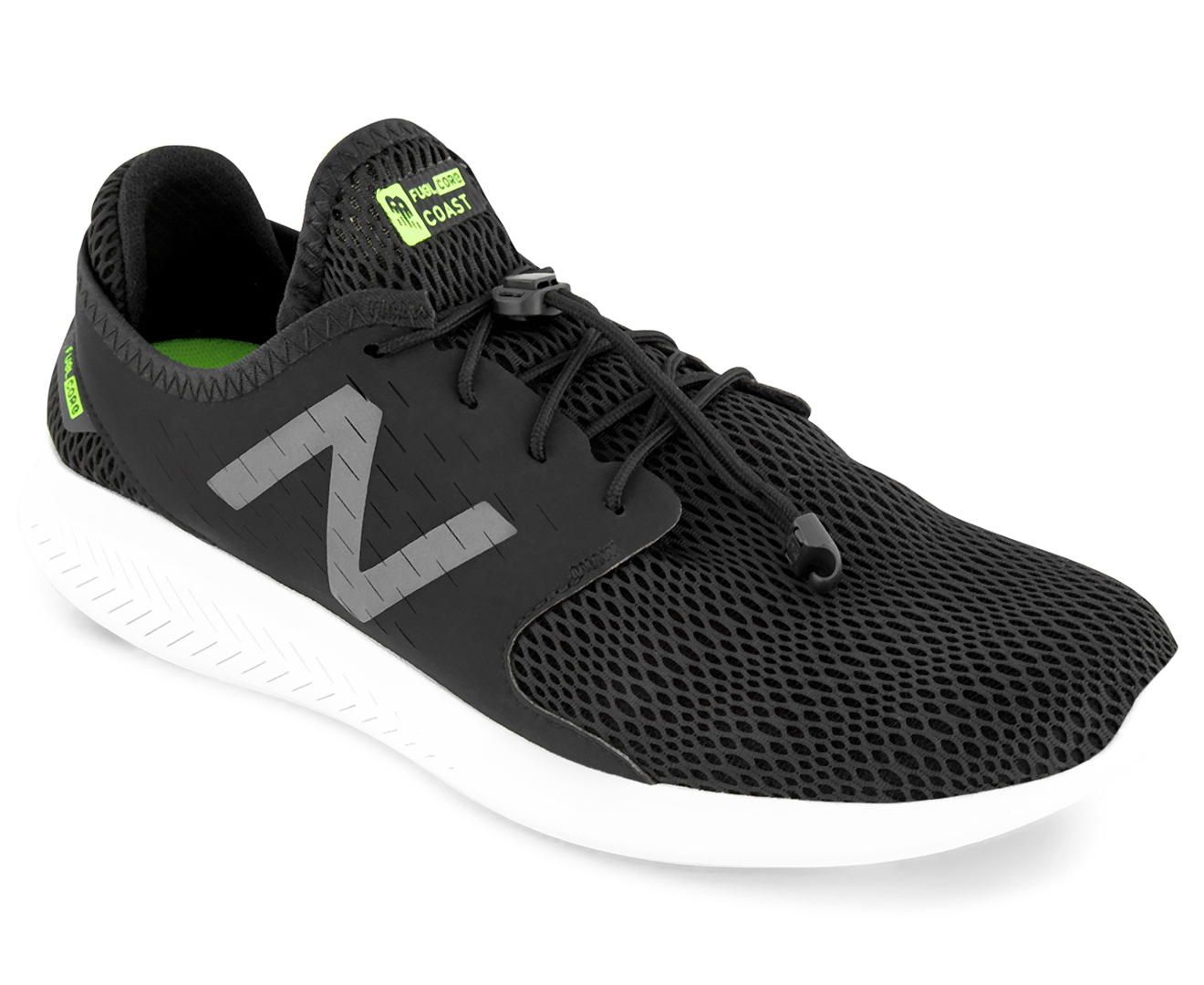 new balance mens black running shoes