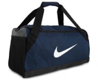 Nike 61L Brasilia Medium Training Duffle Bag  - Midnight Navy/Black/White
