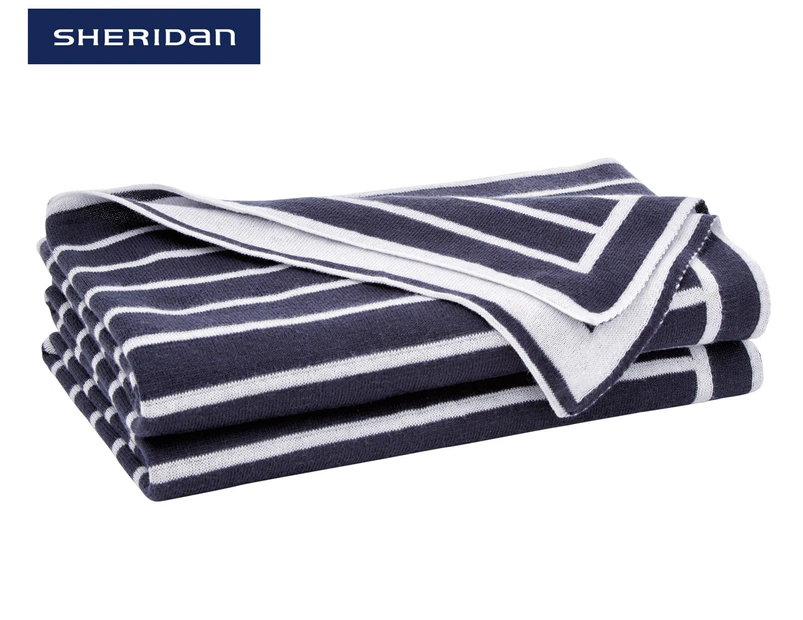 Sheridan Jedda 150x130cm Throw Blanket - Carbon