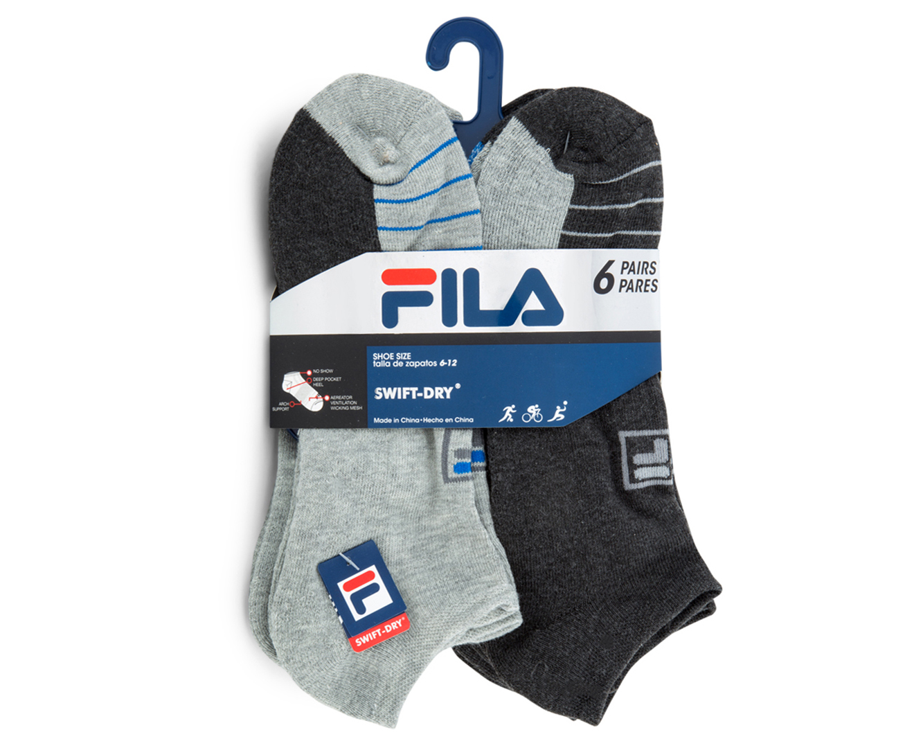 fila no show socks