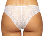 Kayser Delightfuls Lace Back Micro Bikini - White