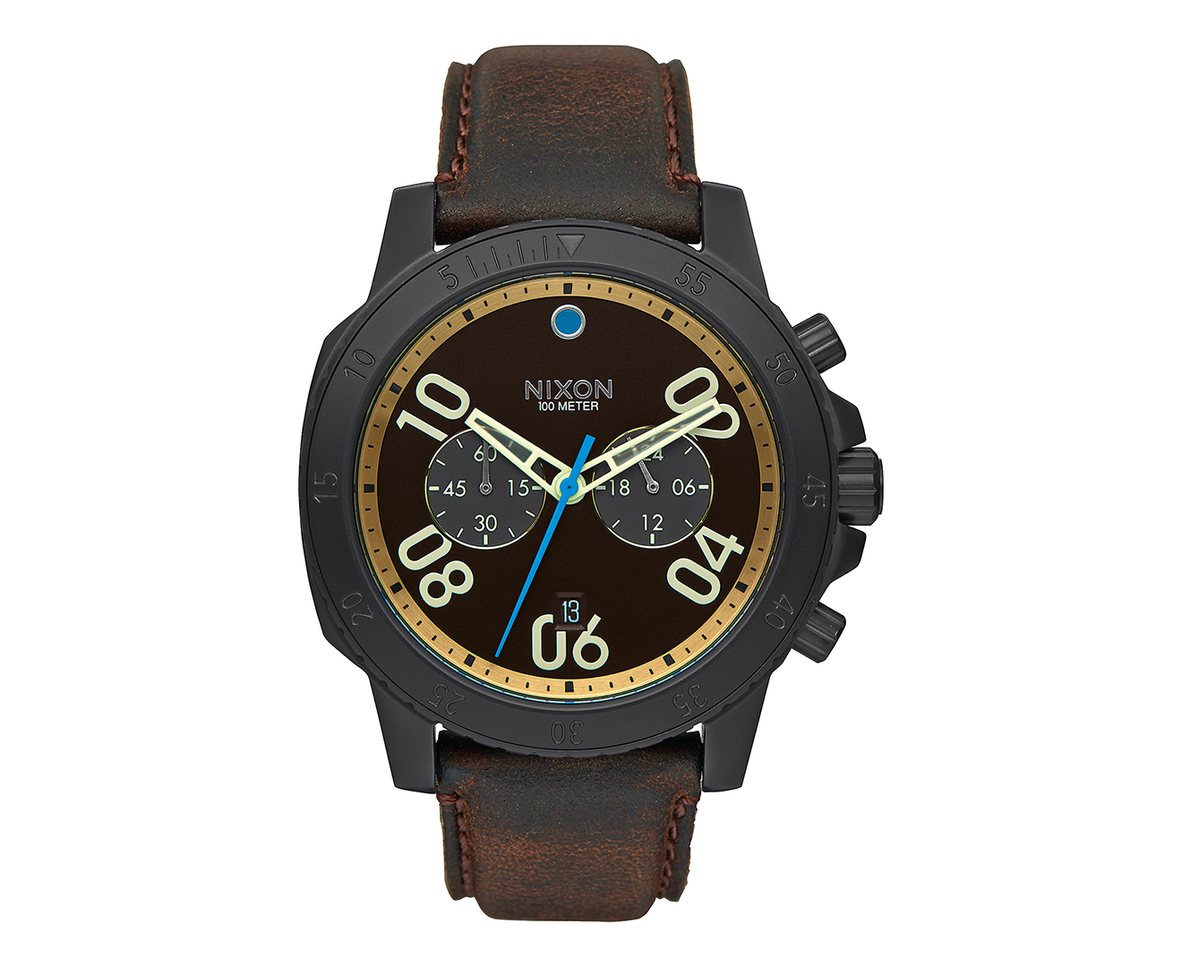 NIXON THE RANGER CHRONO LEATHER