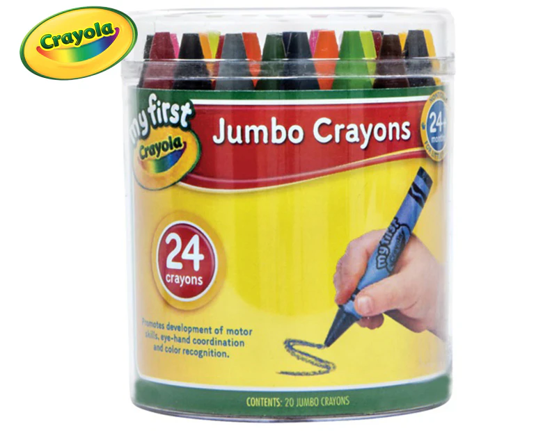 Crayola My First Jumbo Crayons 24-Pack - Multi