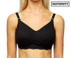 Triumph Wirefree Gorgeous Convertible Mama Top - Black