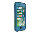 Lifeproof iPhone 7/8 Fre Case Blue Lime, WATERPROOF,DIRTPROOF,SNOWPROOF,DROPPROOF(Survives drops from 6.6 feet /2 meters)