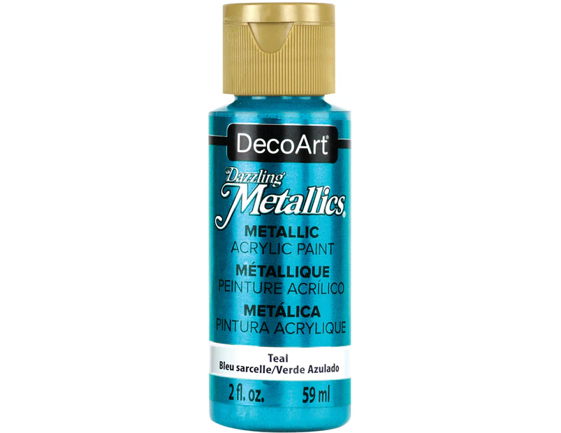 Dazzling Metallics Acrylic Paint 2oz-Teal