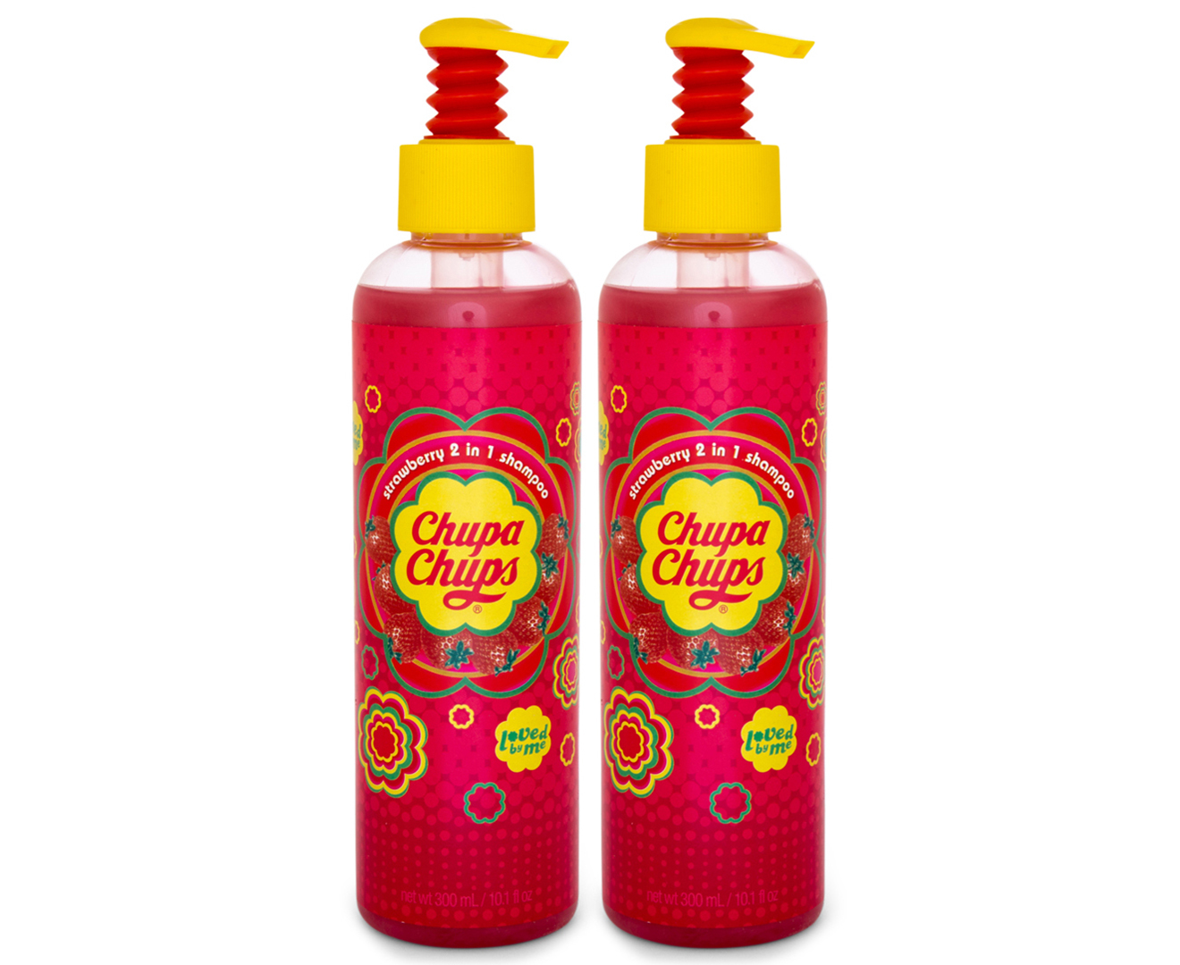 2 x Chupa Chups 2-in-1 Strawberry Shampoo 300mL | Catch.co.nz