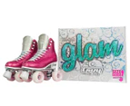 Crazy Skates Disco GLAM Roller Skates - Pink Glitter