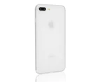 Kase Super Thin iPhone 8 Plus Case - White Knight (Clear White)