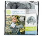 Playette Shopping Trolley Cart & High Chair Cover - Grey Elephant