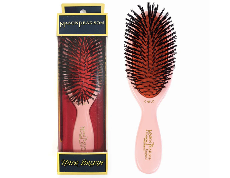 Mason Pearson Child's Pure Bristle Brush - Pink