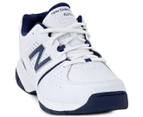 New Balance Boys' 625 Wide Fit Sports Shoes - White/Navy