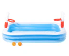 Bestway 251x168cm Inflatable Basketball Play Pool