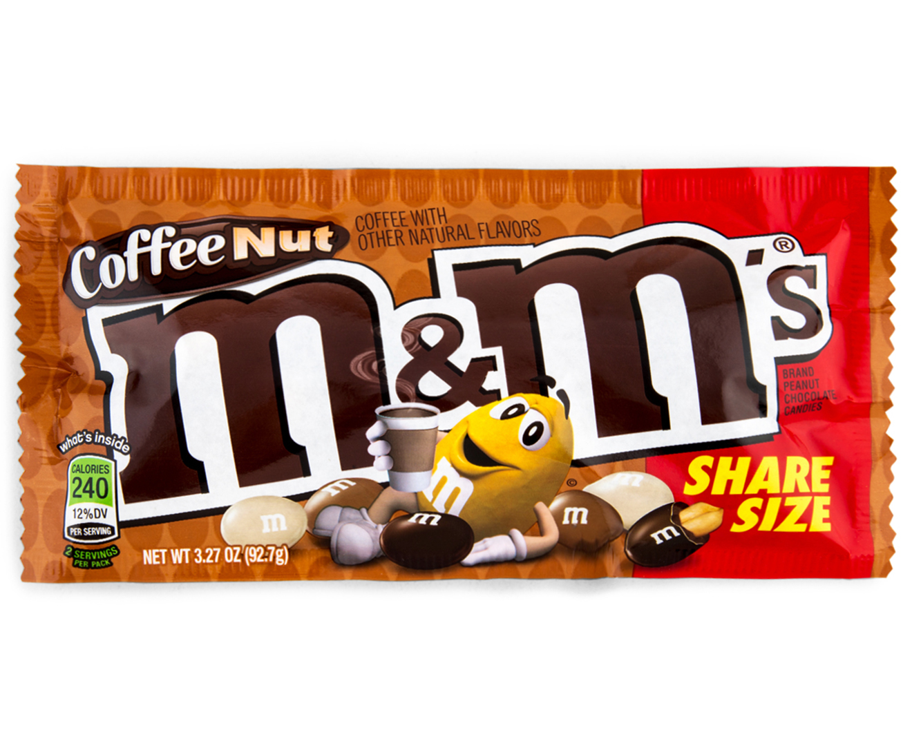 24 x M&M's Coffee Nut Peanut Chocolate Candies 92.7g