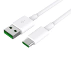 Orico 1m Type-C To Type-A Quick Charge & Sync Data Cable - White