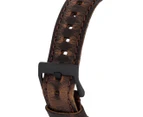 Nixon Men's 44mm Ranger Chrono Leather Watch - All Black/Brass/Brown