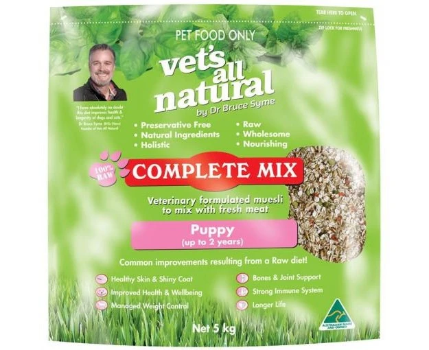 Vets All Natural Complete Mix Muesli for Fresh Meat for Puppies up to 2 years - 5kg