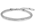 Mestige Alessia Mesh Bracelet w/ Swarovski® Crystals - Silver