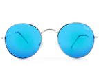 Quay Australia Women's Mod Star Sunglasses - Silver/Blue Mirror