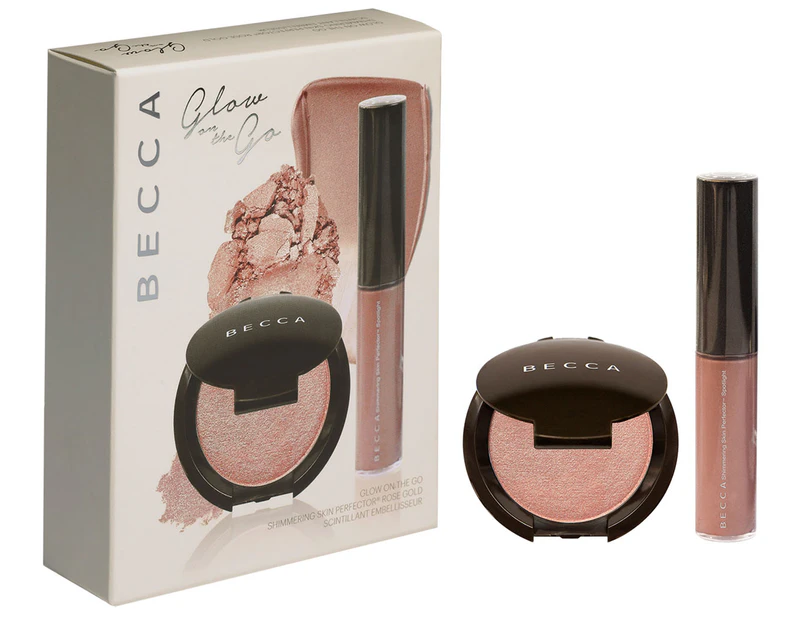 BECCA Rose Gold Glow On The Go Kit