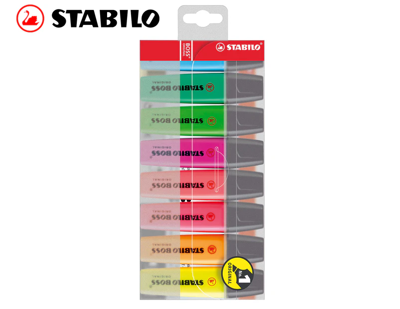 Stabilo Boss Highlighter 8-Pack - Multi