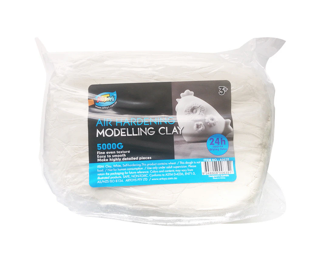 Air Dry Clay,Moulding,White 5KG