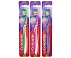 12 x Colgate ZigZag Toothbrushes Medium - Assorted Colours 2