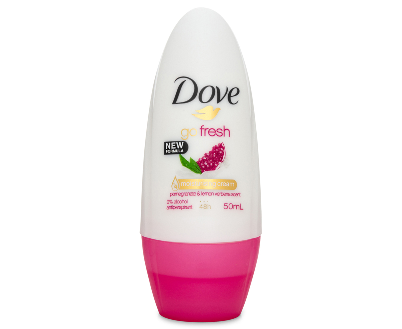 6 X Dove Go Fresh Roll On Antiperspirant Deodorant Pomegranate And Lemon Verbena 50ml Groceryrun