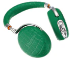 Parrot Zik 3 Wireless Headphones + Wireless Qi Charger - Crocodile Emerald Green