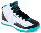 AND1 Boys' Show Out Shoe - White/Black/Teal